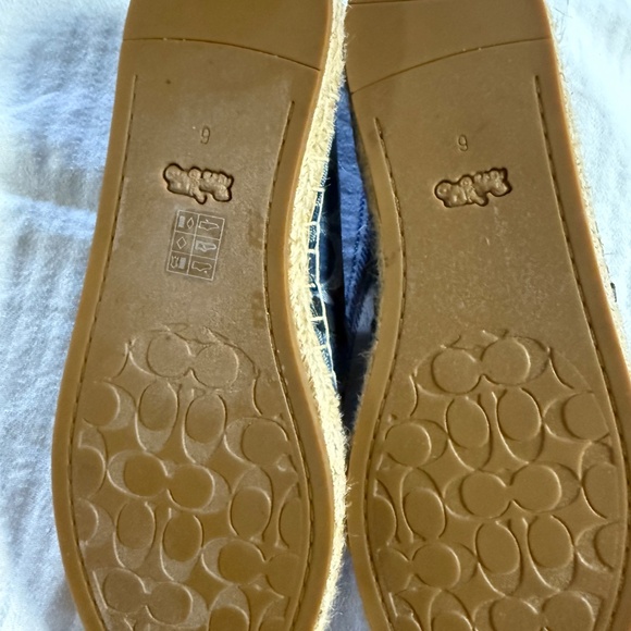 COACH Collins Espadrille In Signature Denim - Picture 4 of 5